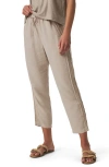 Splendid Angie Straight Leg Linen Blend Drawstring Pants In Neutral