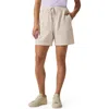 Splendid Angie Tie Waist Chambray Shorts In Moonstone