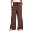 Splendid Angie Wide Leg Satin Pants In Spice