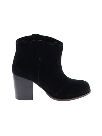 Pre-owned Splendid Ankle Boots In Black