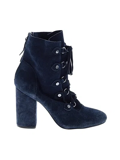 Pre-owned Splendid Ankle Boots In Blue