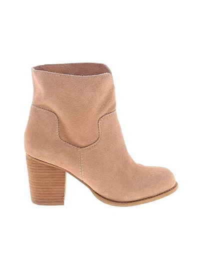 Pre-owned Splendid Ankle Boots In Brown