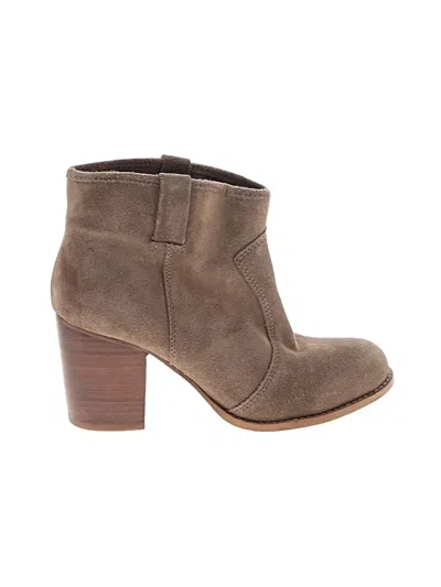Pre-owned Splendid Ankle Boots In Brown