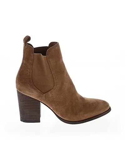 Pre-owned Splendid Ankle Boots In Brown