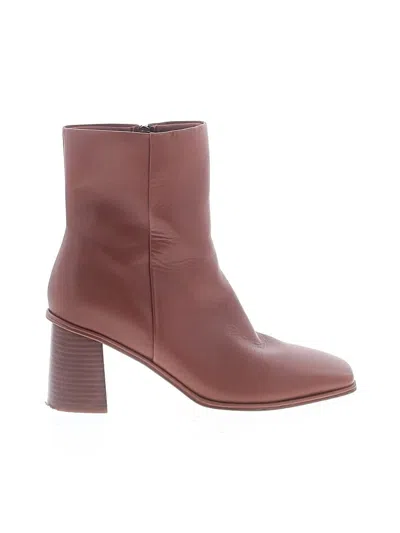 Pre-owned Splendid Ankle Boots In Brown