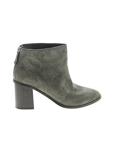 Pre-owned Splendid Ankle Boots In Green