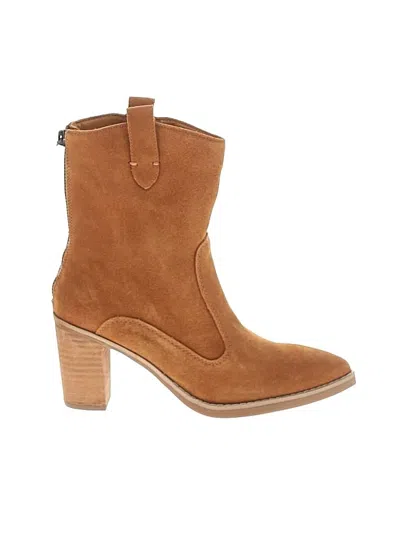 Pre-owned Splendid Ankle Boots In Tan