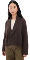 Splendid Aria Open Front Sweater Jacket In Yellow