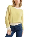 Splendid Ashlyn Sweater In Moonstone/chartruese