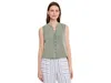 Splendid Ava Gauze Button Tank Top In Multi