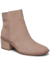 SPLENDID AVERY WOMENS SUEDE SQUARE TOE ANKLE BOOTS