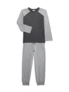 Splendid Baby Boy's & Little Boy's 2-piece Heathered T-shirt & Joggers Set In Heather Grey