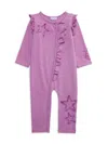 Splendid Star Ruffle Romper In Tourmaline Purple
