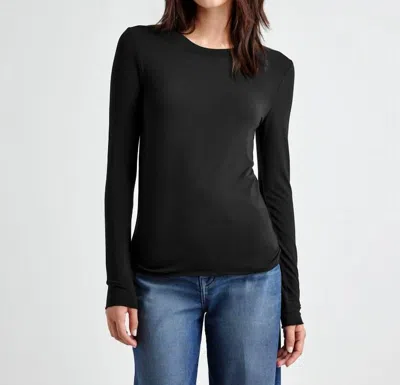 Splendid Bamboo Long Sleeve Tee In Black