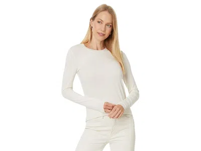 Splendid Bamboo Long Sleeve T-shirts In White