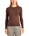 Splendid Bamboo Longsleeve Turtleneck Top In Spice