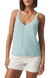 Splendid Banks V-neck Sweater Tank In Green