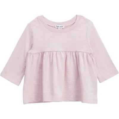 Splendid Babies'  Basic Long Sleeve Tee In Pink