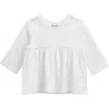 Splendid Basic Long Sleeve Tee In White