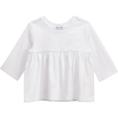 Splendid Babies'  Basic Long Sleeve Tee In White