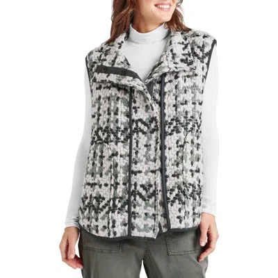 Splendid Basket Weave Vest In Black