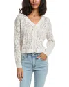 Splendid Beach Shell Button Cardigan In Neutral