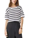 Splendid Beckham Striped Sweater In White