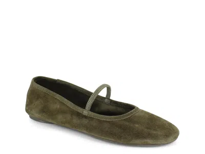 Splendid Bella Mary Jane Flat In Green