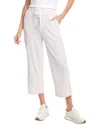 Splendid Ultra Bleached High Waist Drawstring Ankle Jeans In White
