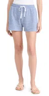 SPLENDID BISOUS SHORTS CERULEAN/WHITE