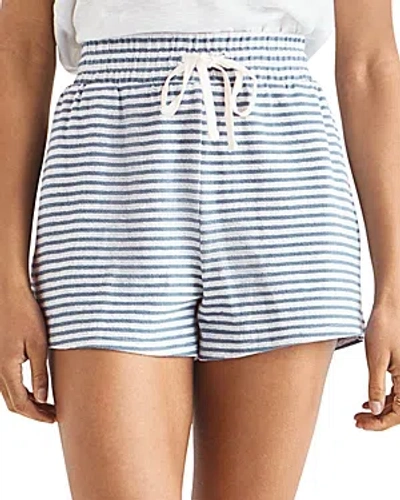 Splendid Bisous Striped Shorts In White