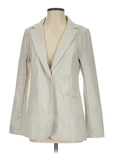 Pre-owned Splendid Blazer Jacket In White