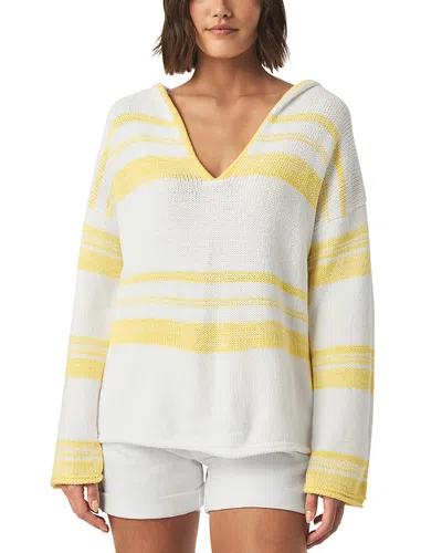 Splendid Blondie Hooded V Neck Sweater