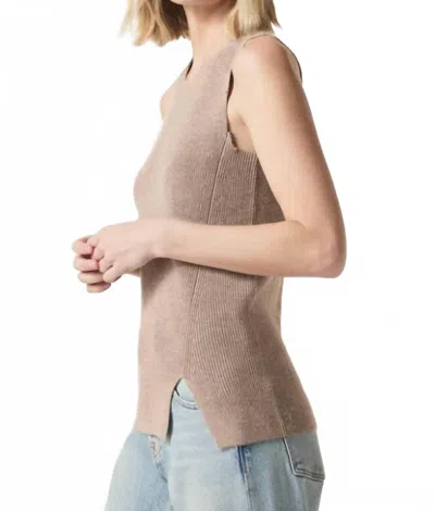SPLENDID BOBBIE SWEATER TANK IN FAWN