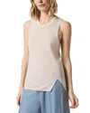 Splendid Bobbie Asymmetric Sleeveless Sweater In Moonstone