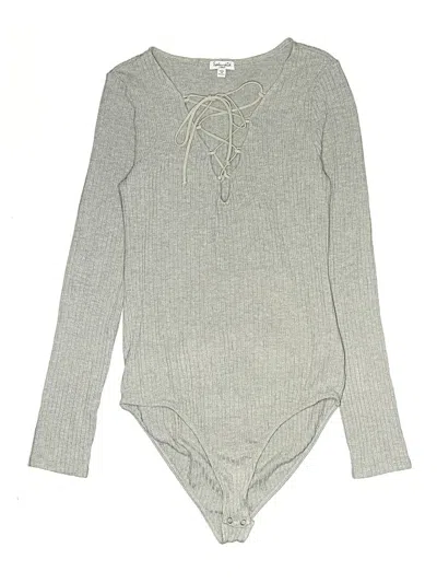 Pre-owned Splendid Bodysuit In Gray