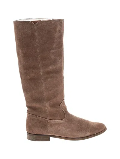 Pre-owned Splendid Boots In Brown