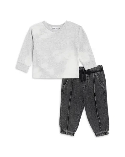 Splendid Boys' Acid Wash Jogger Set - Baby In Gray