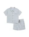 Splendid Boys' Boardwalk Short Sleeve Shirt & Shorts Set - Little Kid
