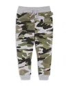 Splendid Boys' Camo Print Jogger Pants - Little Kid In Heather Gray/green