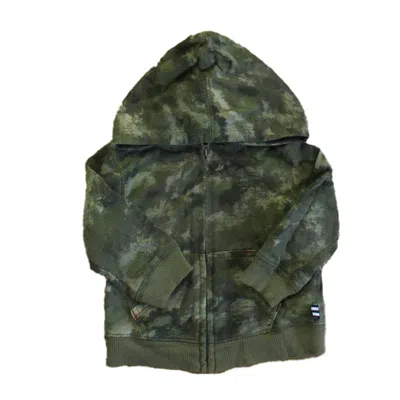 Splendid Kids' Boys Green Camo Hoodie