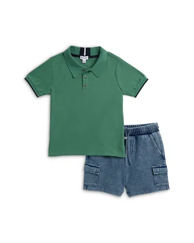 Splendid Boys' Polo Shirt & Cargo Shorts Set - Little Kid In Multi