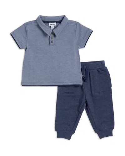 Splendid Boys' Sky's The Limit Polo Top & Pants Set - Baby In Blue