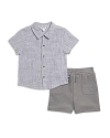 SPLENDID BOYS' TOES IN THE SAND BUTTON FRONT SHIRT & SHORTS SET - LITTLE KID, BIG KID