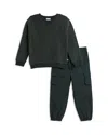 Splendid Boys' Top & Cargo Pants Set - Little Kid In Green