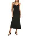 Splendid Breeze Linen-blend Maxi Dress In Black