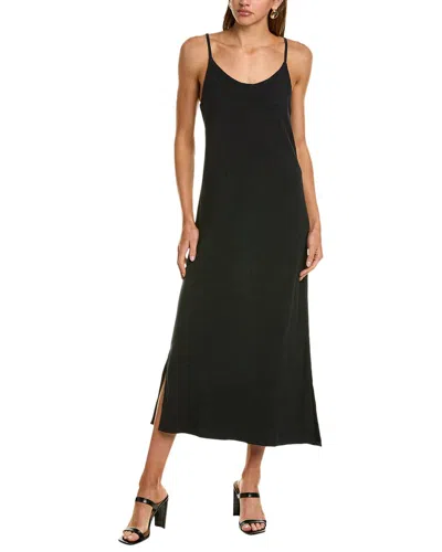 Splendid Breeze Linen-blend Maxi Dress In Black