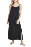 Splendid Breeze Linen-blend Maxi Dress In Black