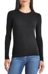 Splendid Long Sleeve T-shirt In Black