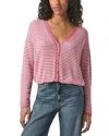 Splendid Bri Striped Cardigan In Chteau Rose Stripe
